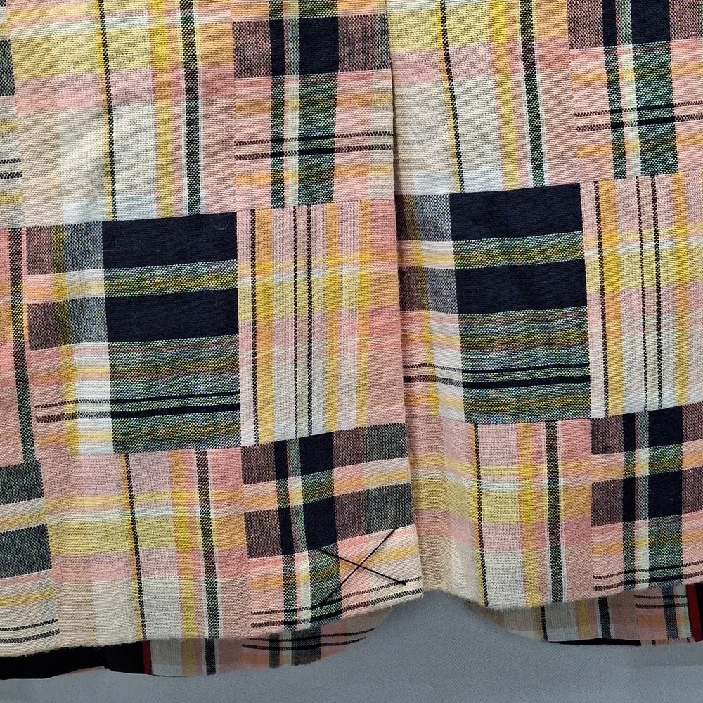 Sold! Tommy Hilfiger Mixed Madras Plaid Blazer Jacket Multicolor 12 NWOT - Picture 9 of 13